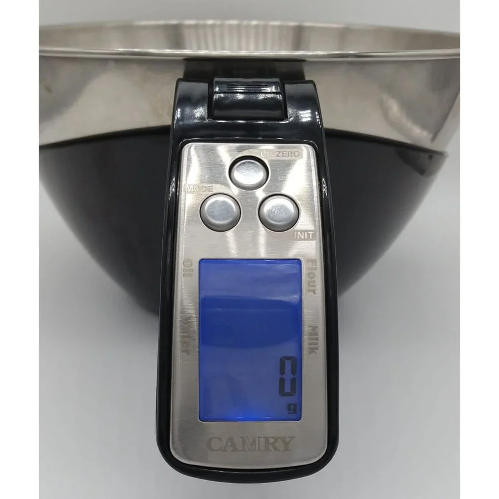 Digital Kitchen Food Scale Measuring Bowl LED Display by Camry